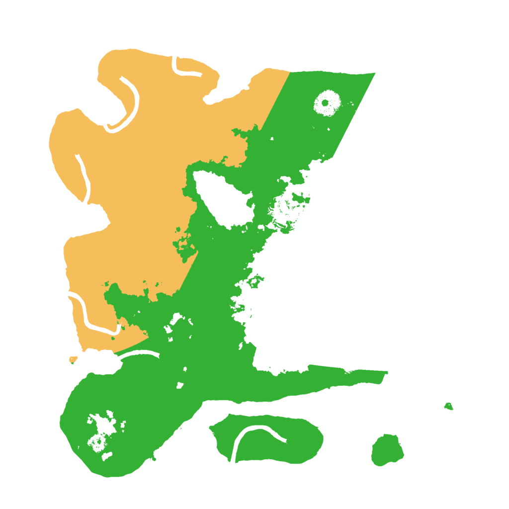 Biome Rust Map: Procedural Map, Size: 3000, Seed: 382581766
