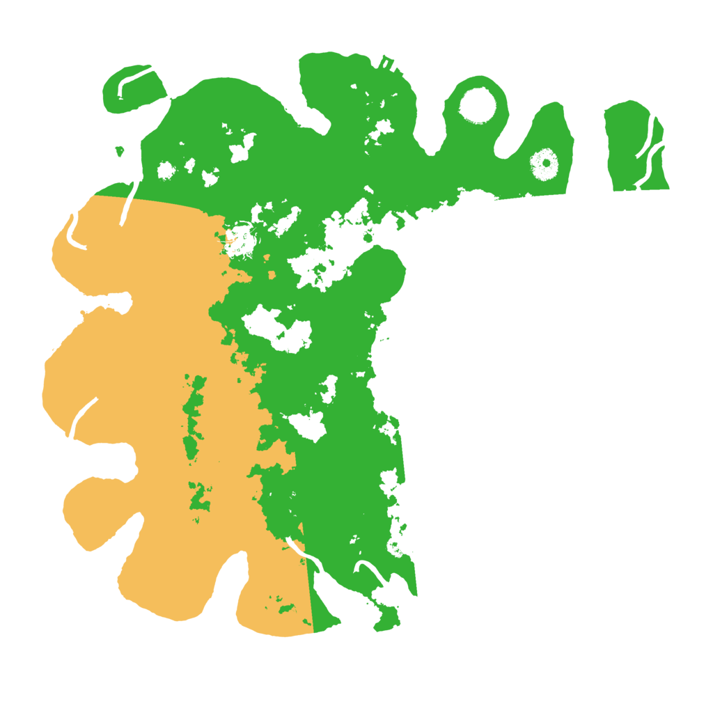 Biome Rust Map: Procedural Map, Size: 3600, Seed: 2986688