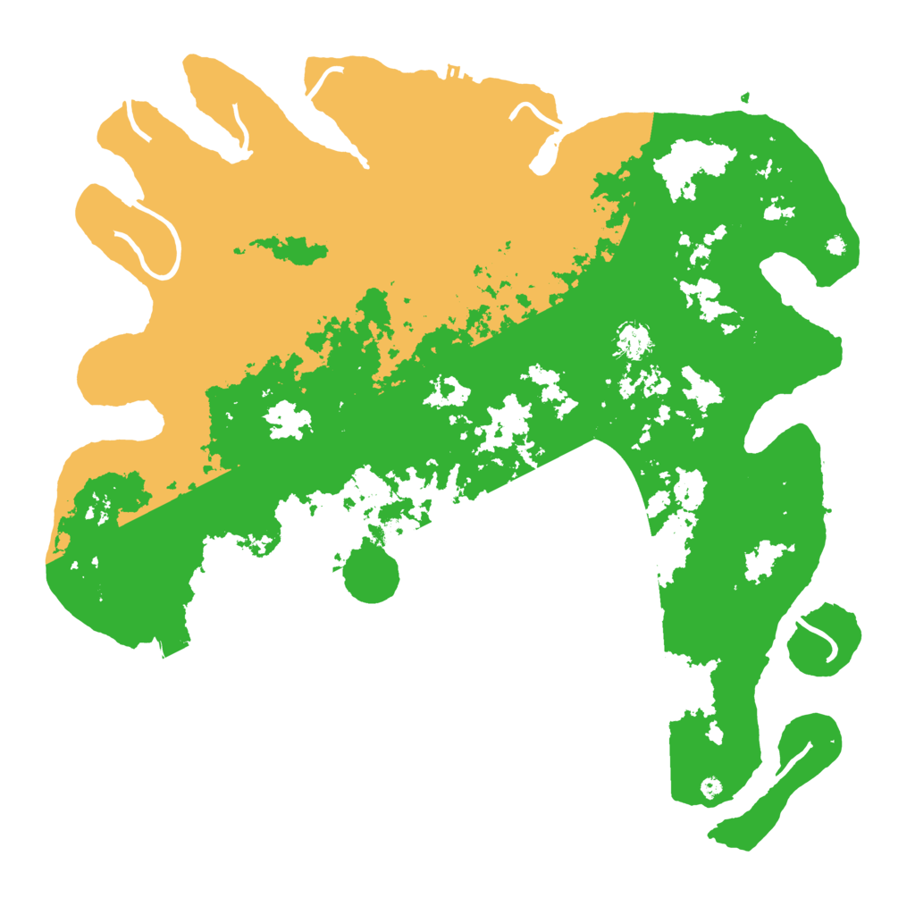 Biome Rust Map: Procedural Map, Size: 4500, Seed: 289492845