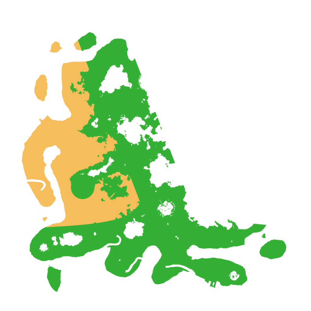 Biome Rust Map: Procedural Map, Size: 3500, Seed: 16111234