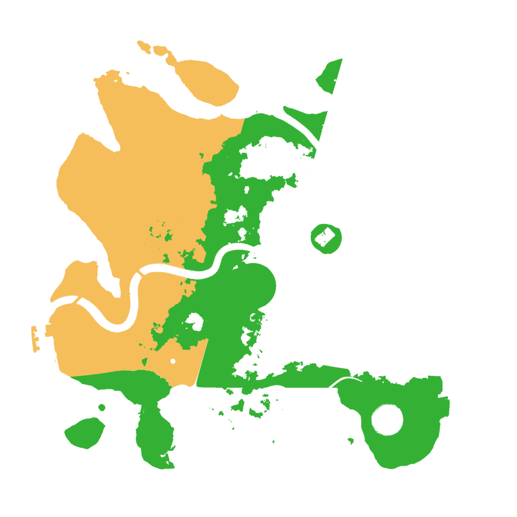 Biome Rust Map: Procedural Map, Size: 3000, Seed: 1574