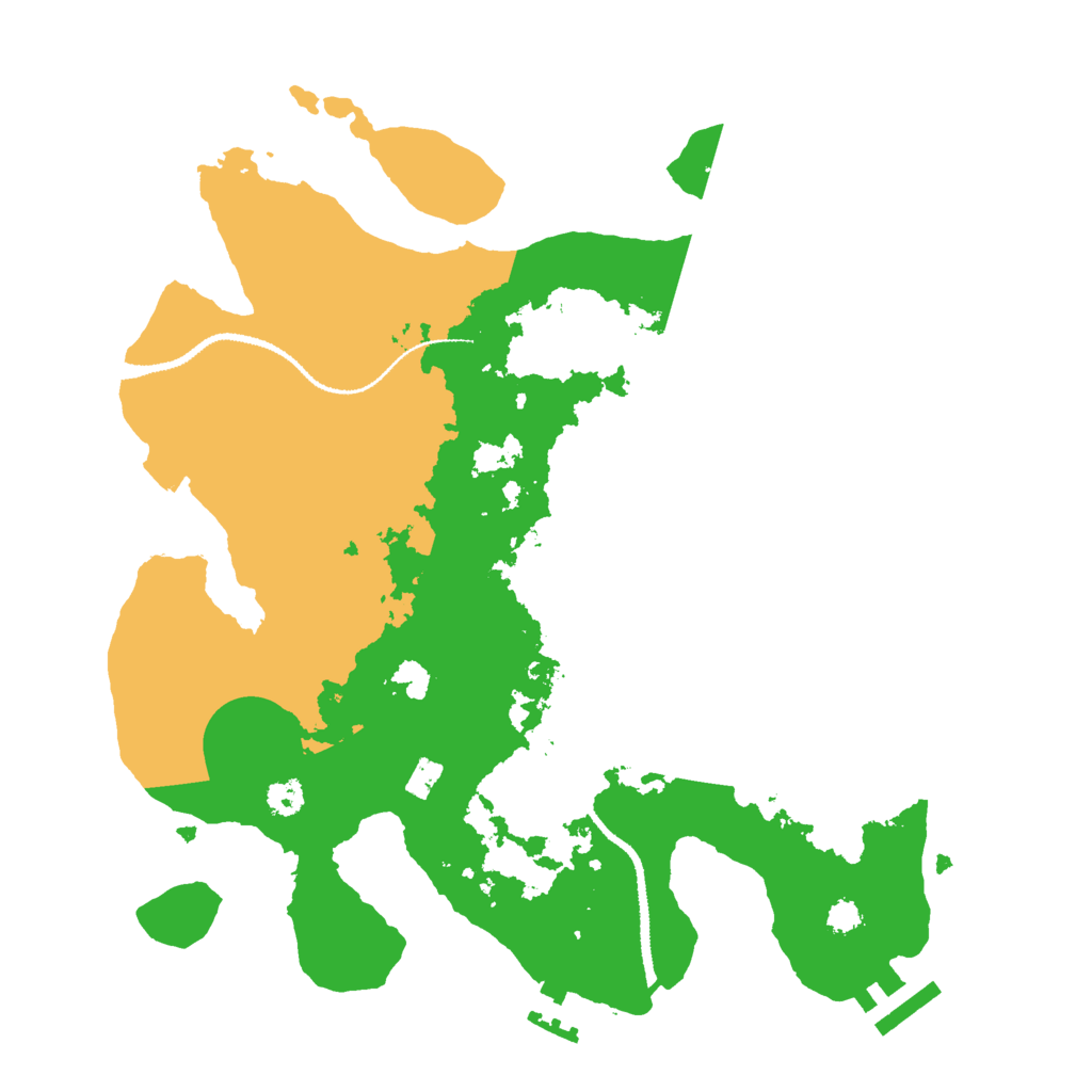 Biome Rust Map: Procedural Map, Size: 3000, Seed: 1574