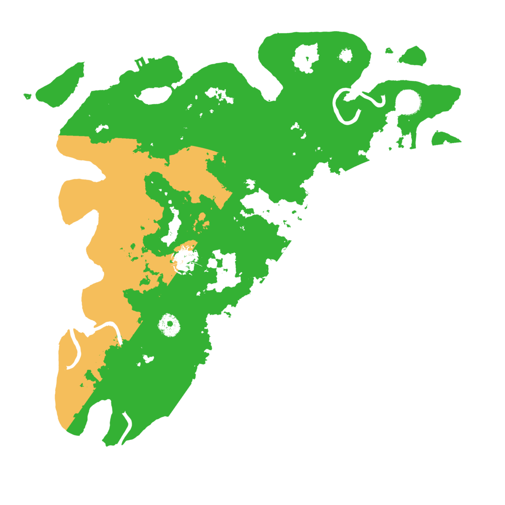 Biome Rust Map: Procedural Map, Size: 3500, Seed: 397917641