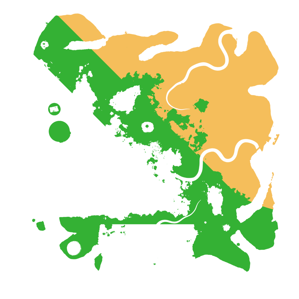 Biome Rust Map: Procedural Map, Size: 3850, Seed: 15487