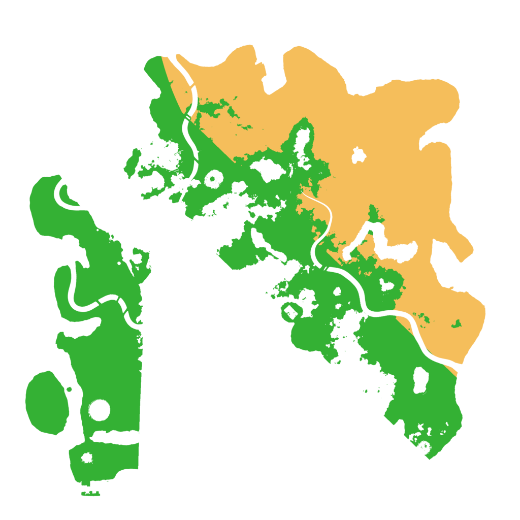 Biome Rust Map: Procedural Map, Size: 4250, Seed: 822706117