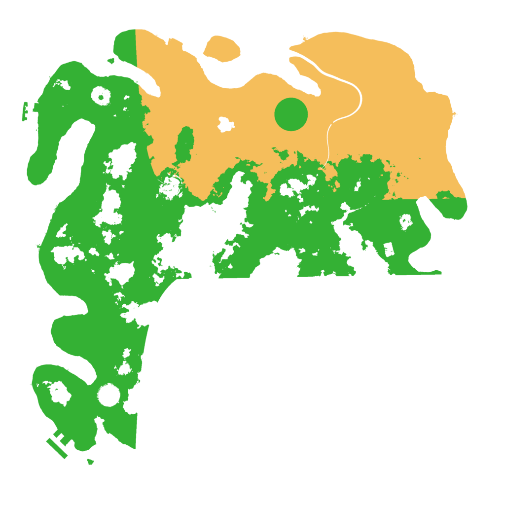 Biome Rust Map: Procedural Map, Size: 4000, Seed: 551828