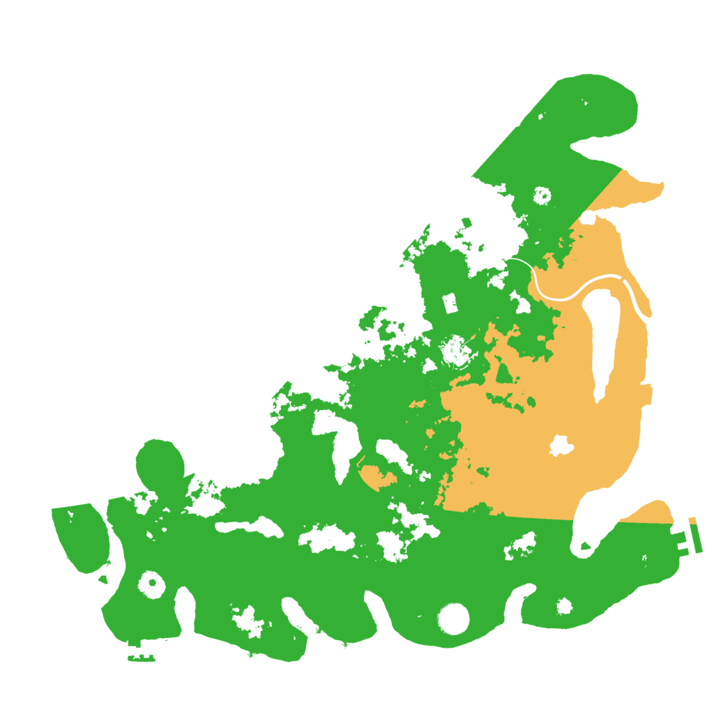 Biome Rust Map: Procedural Map, Size: 4000, Seed: 393261