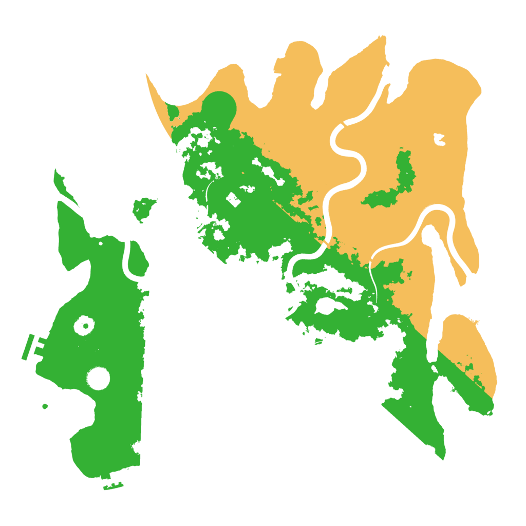 Biome Rust Map: Procedural Map, Size: 4000, Seed: 274578