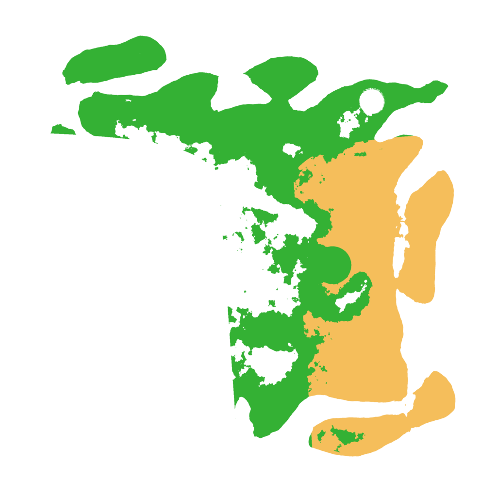 Biome Rust Map: Barren, Size: 3500, Seed: 1330855356