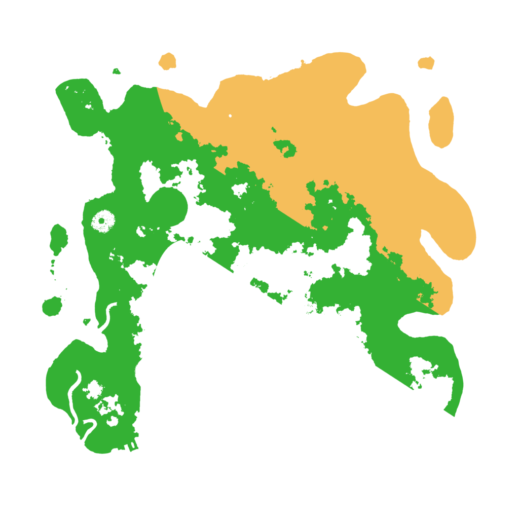 Biome Rust Map: Procedural Map, Size: 3500, Seed: 571408202