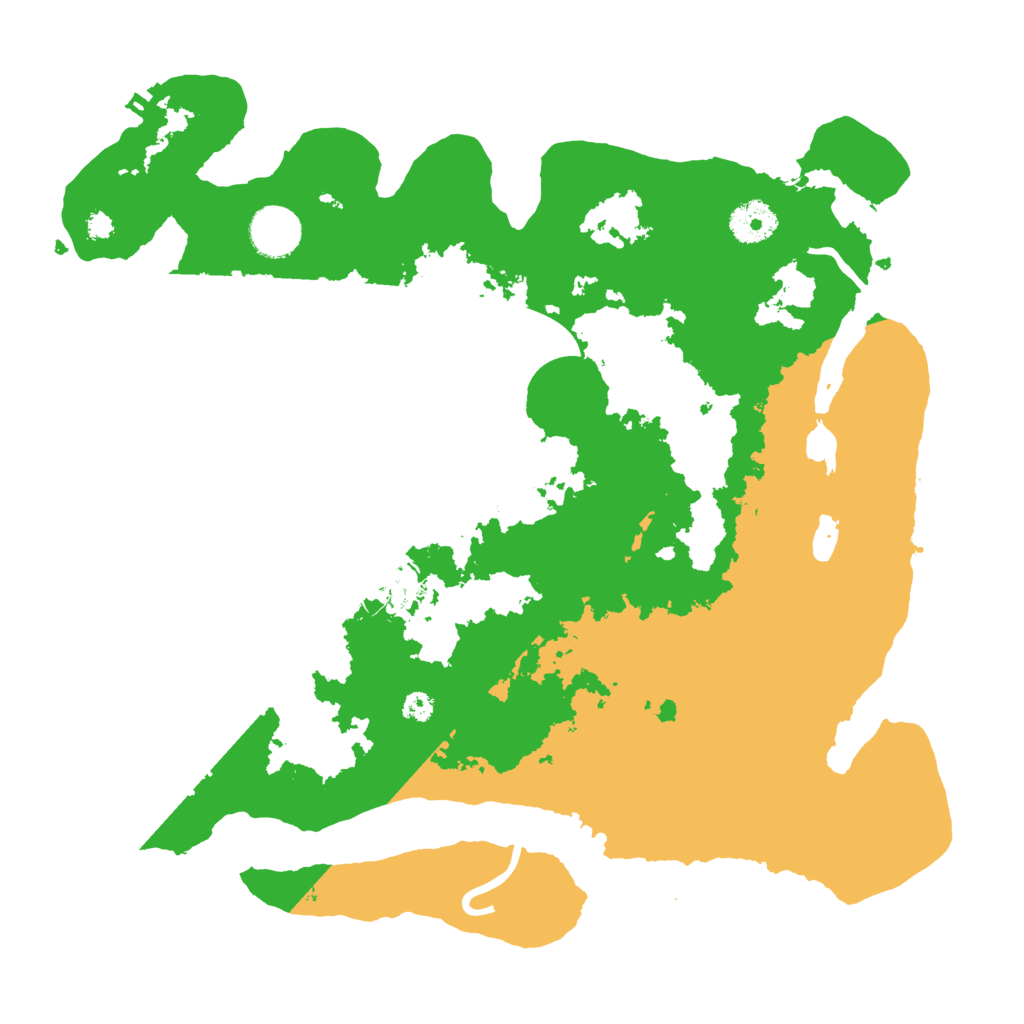 Biome Rust Map: Procedural Map, Size: 3500, Seed: 35923417