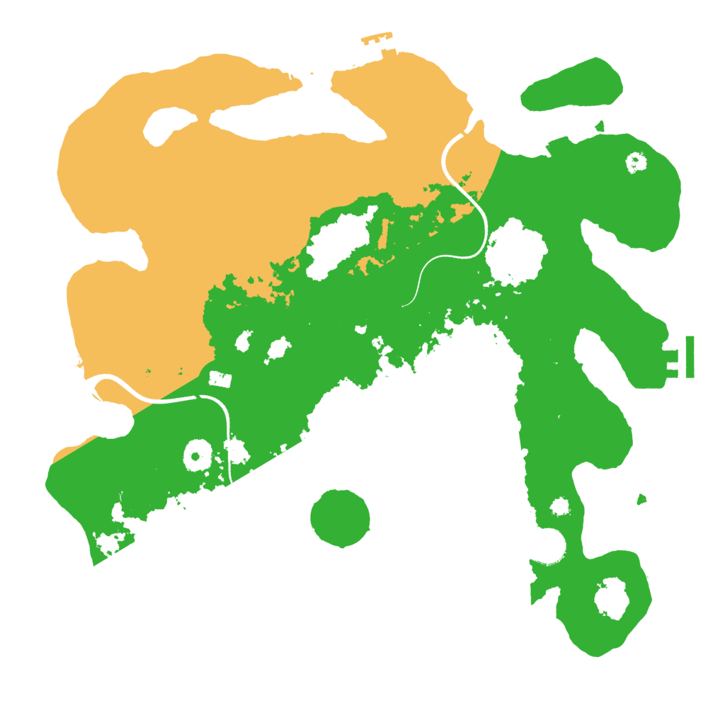 Biome Rust Map: Procedural Map, Size: 3500, Seed: 1630281187