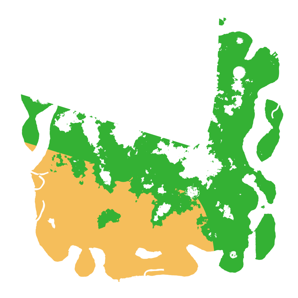Biome Rust Map: Procedural Map, Size: 4250, Seed: 741390