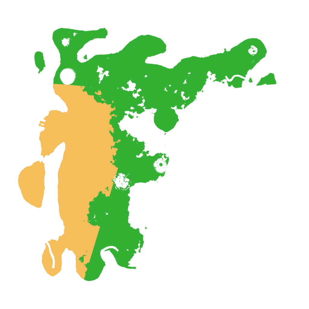 Biome Rust Map: Procedural Map, Size: 3500, Seed: 65247721