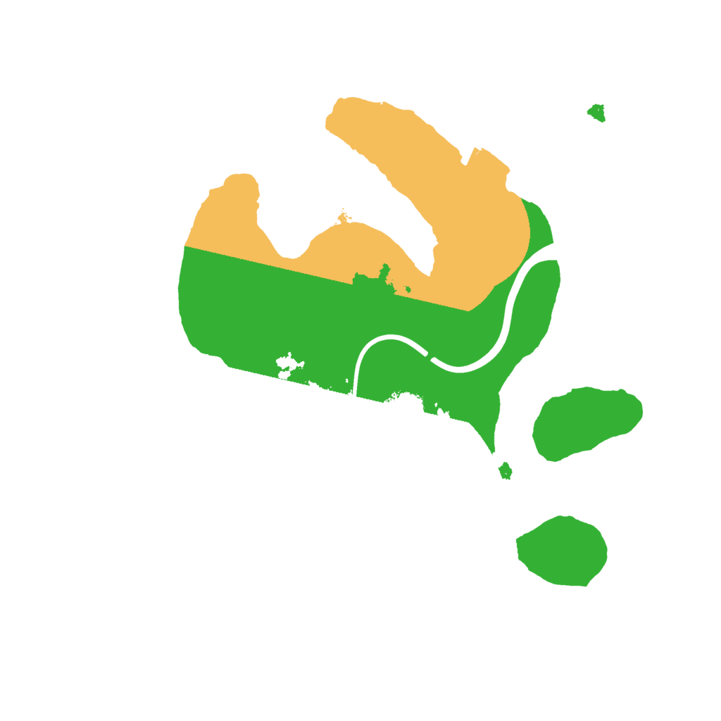 Biome Rust Map: Procedural Map, Size: 2000, Seed: 7824524