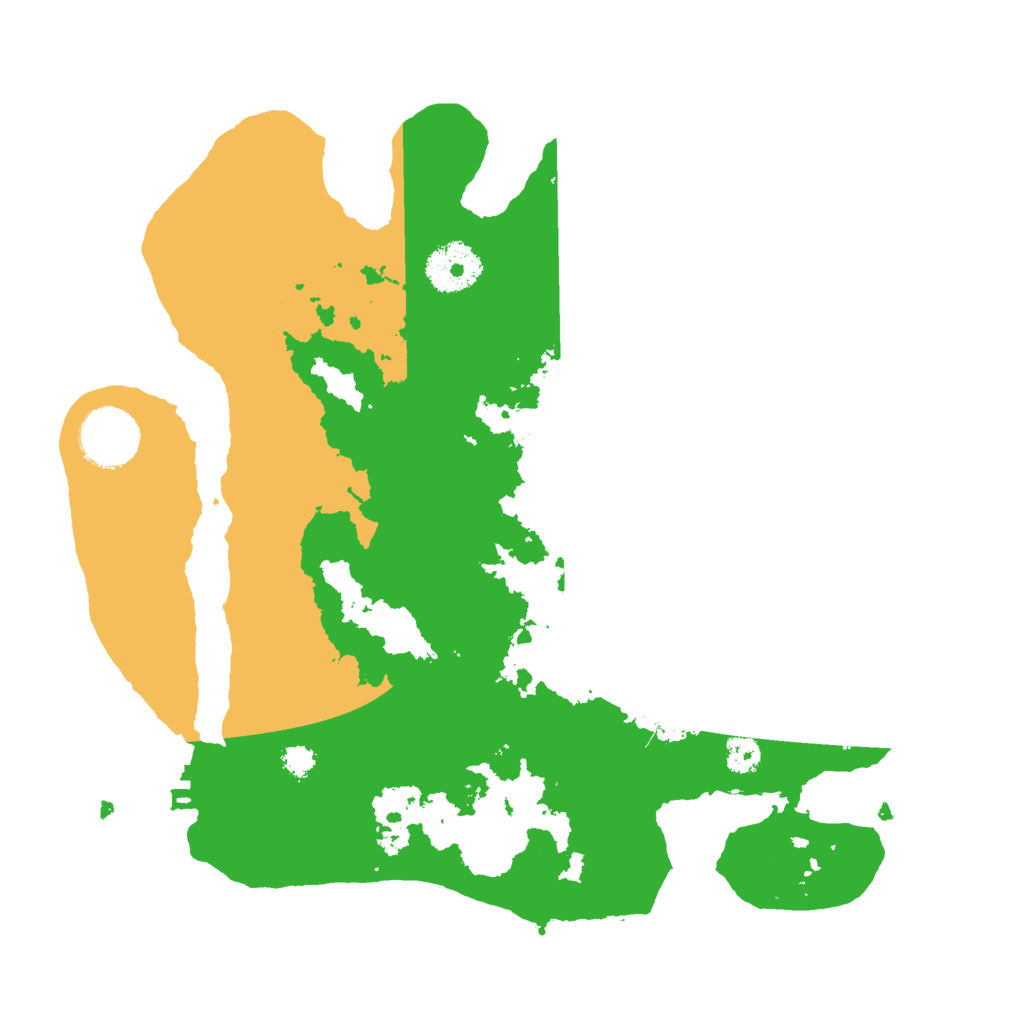 Biome Rust Map: Procedural Map, Size: 3000, Seed: 1122