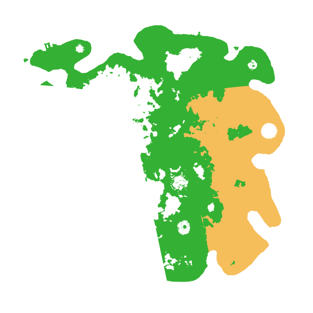Biome Rust Map: Procedural Map, Size: 3500, Seed: 792864188