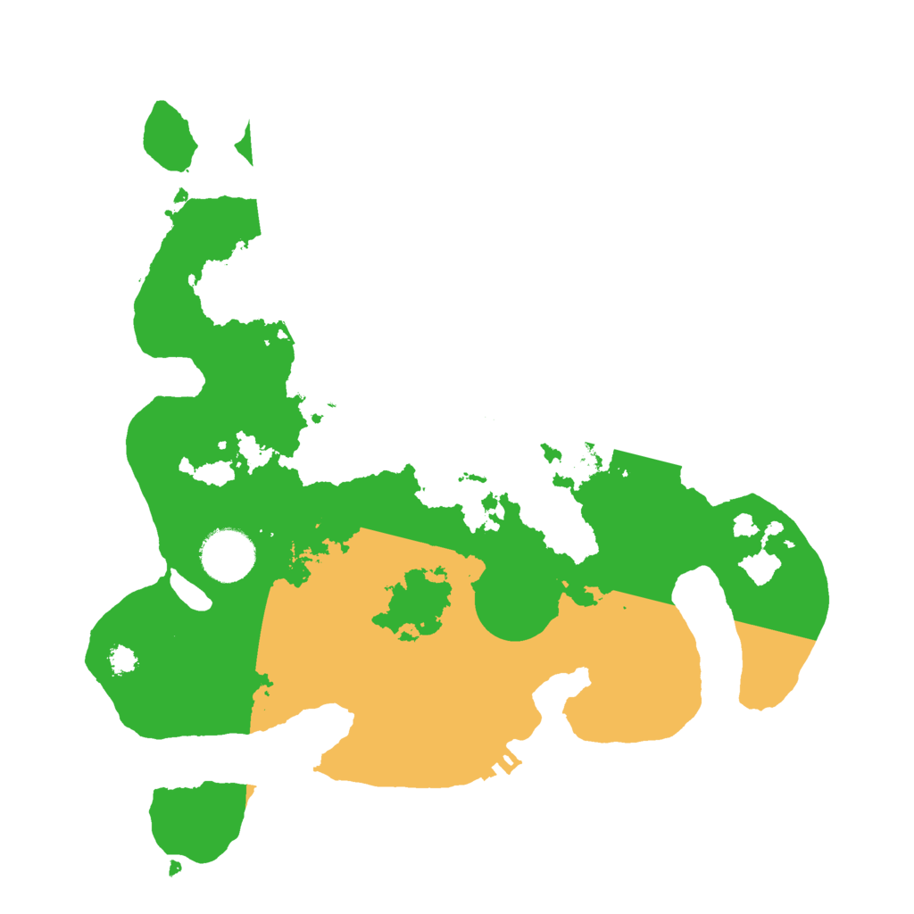 Biome Rust Map: Procedural Map, Size: 3000, Seed: 20098466