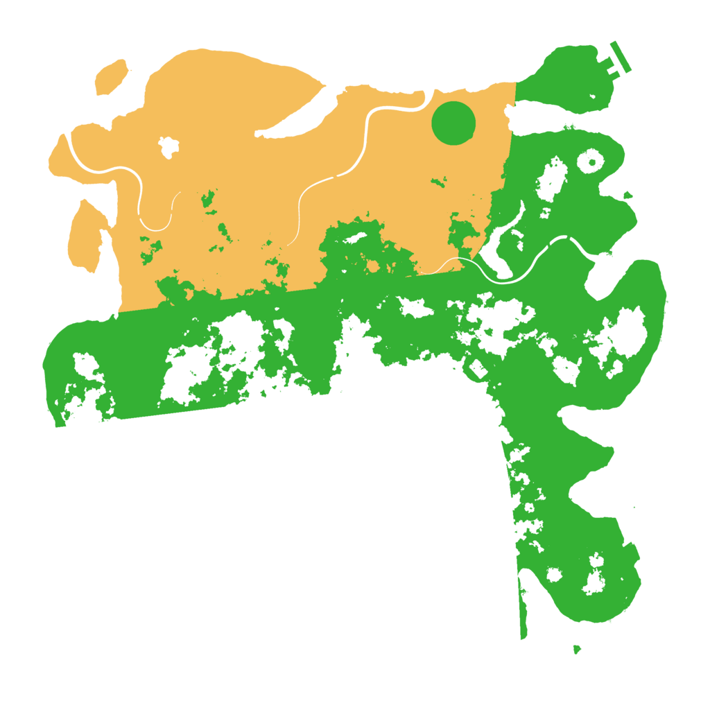 Biome Rust Map: Procedural Map, Size: 4250, Seed: 924612