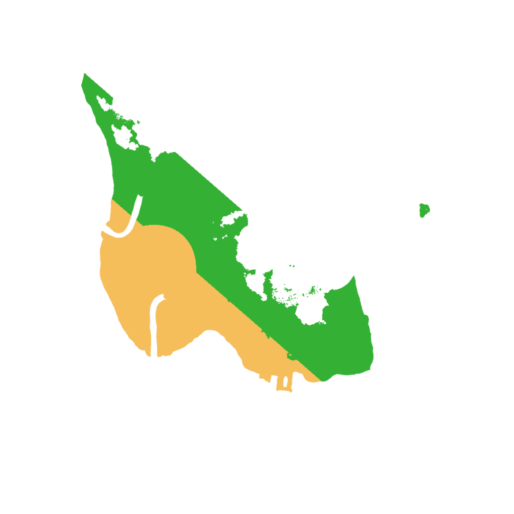 Biome Rust Map: Procedural Map, Size: 2000, Seed: 4242