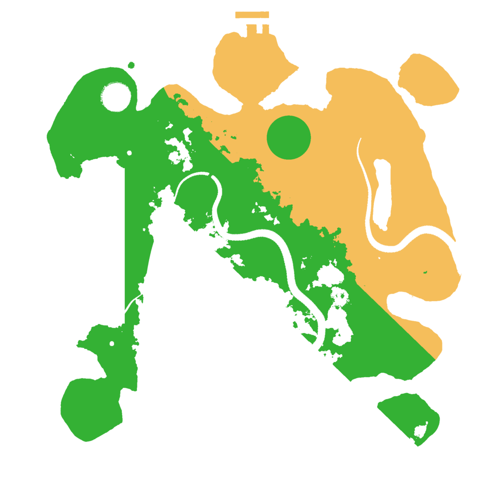 Biome Rust Map: Procedural Map, Size: 3000, Seed: 722427940
