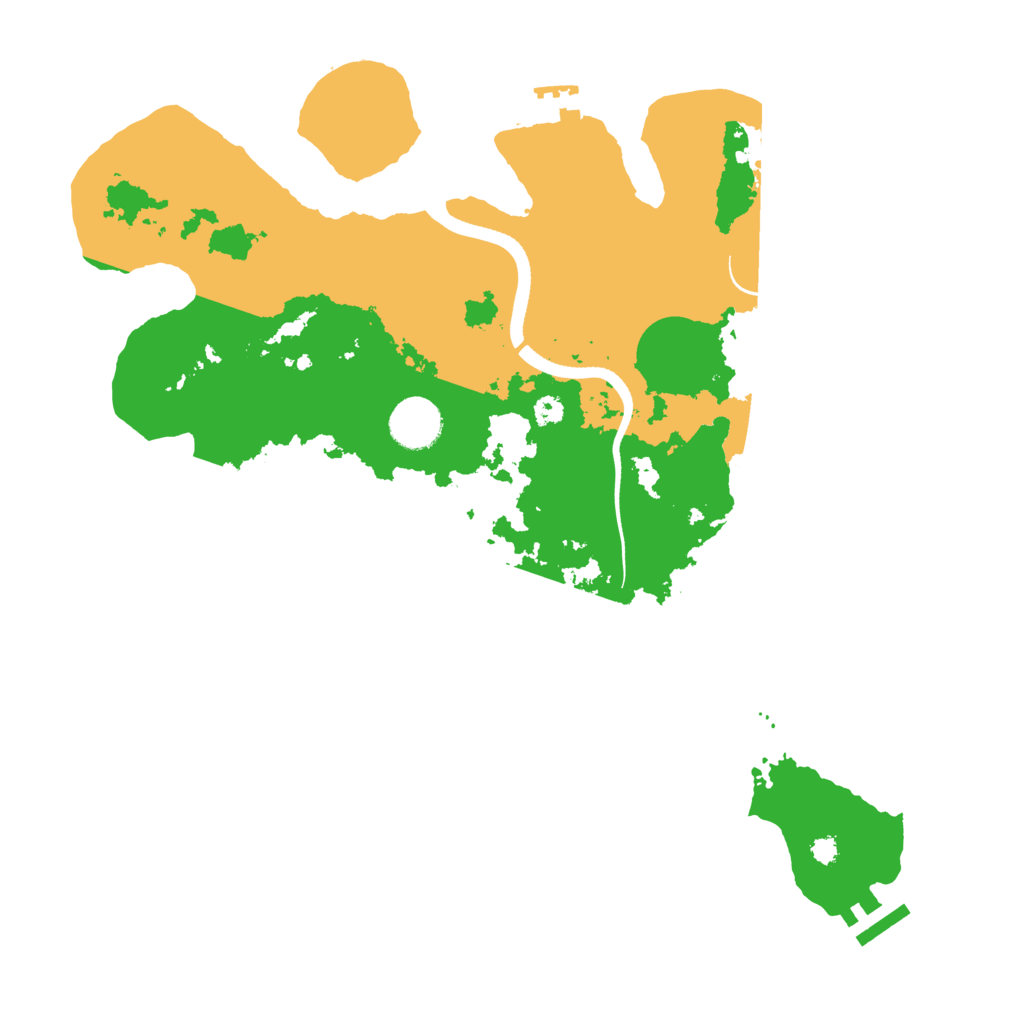 Biome Rust Map: Procedural Map, Size: 3500, Seed: 1956546231
