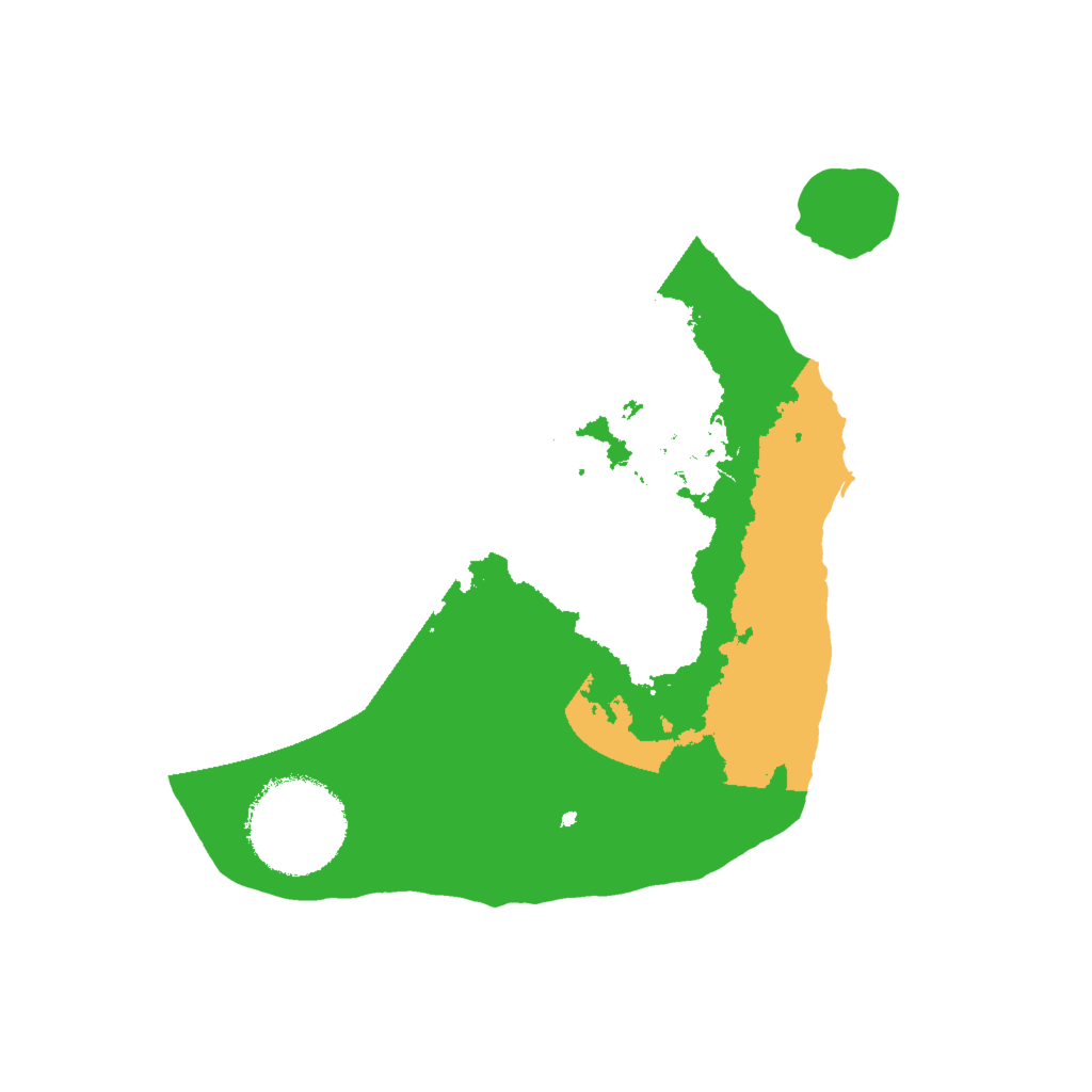 Biome Rust Map: Barren, Size: 2000, Seed: 1203