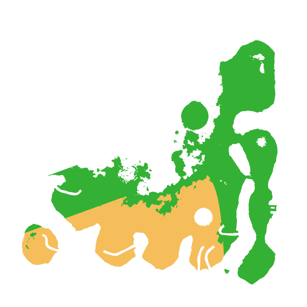 Biome Rust Map: Procedural Map, Size: 3000, Seed: 17005