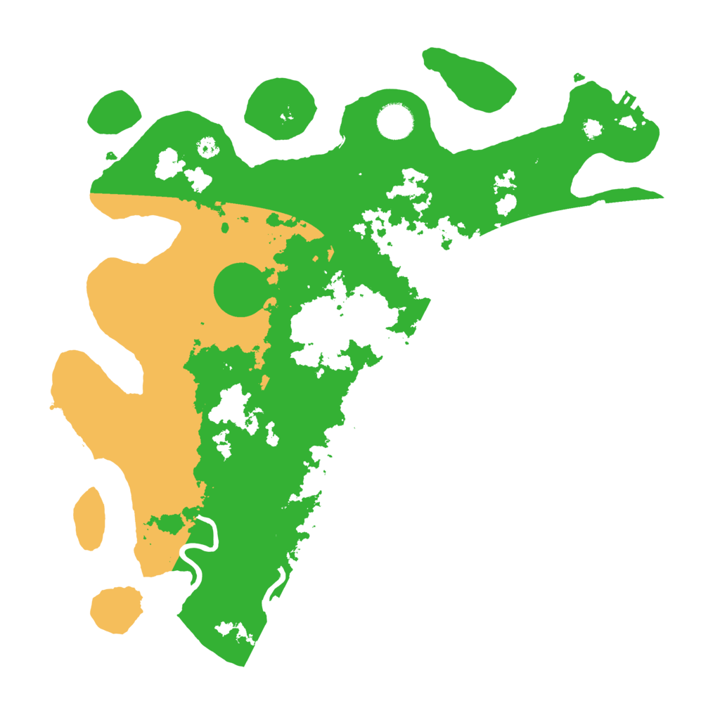 Biome Rust Map: Procedural Map, Size: 3500, Seed: 2068117738
