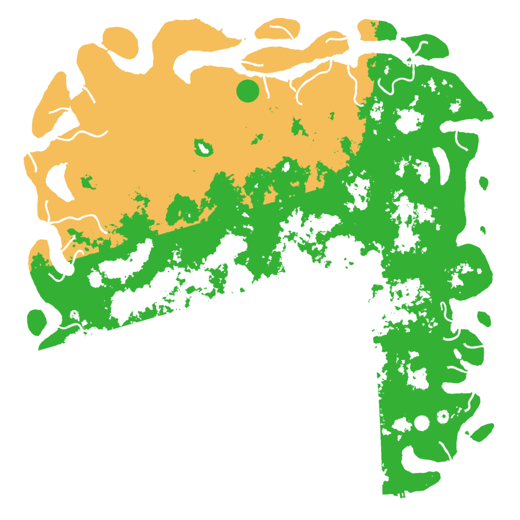 Biome Rust Map: Procedural Map, Size: 6000, Seed: 22792279