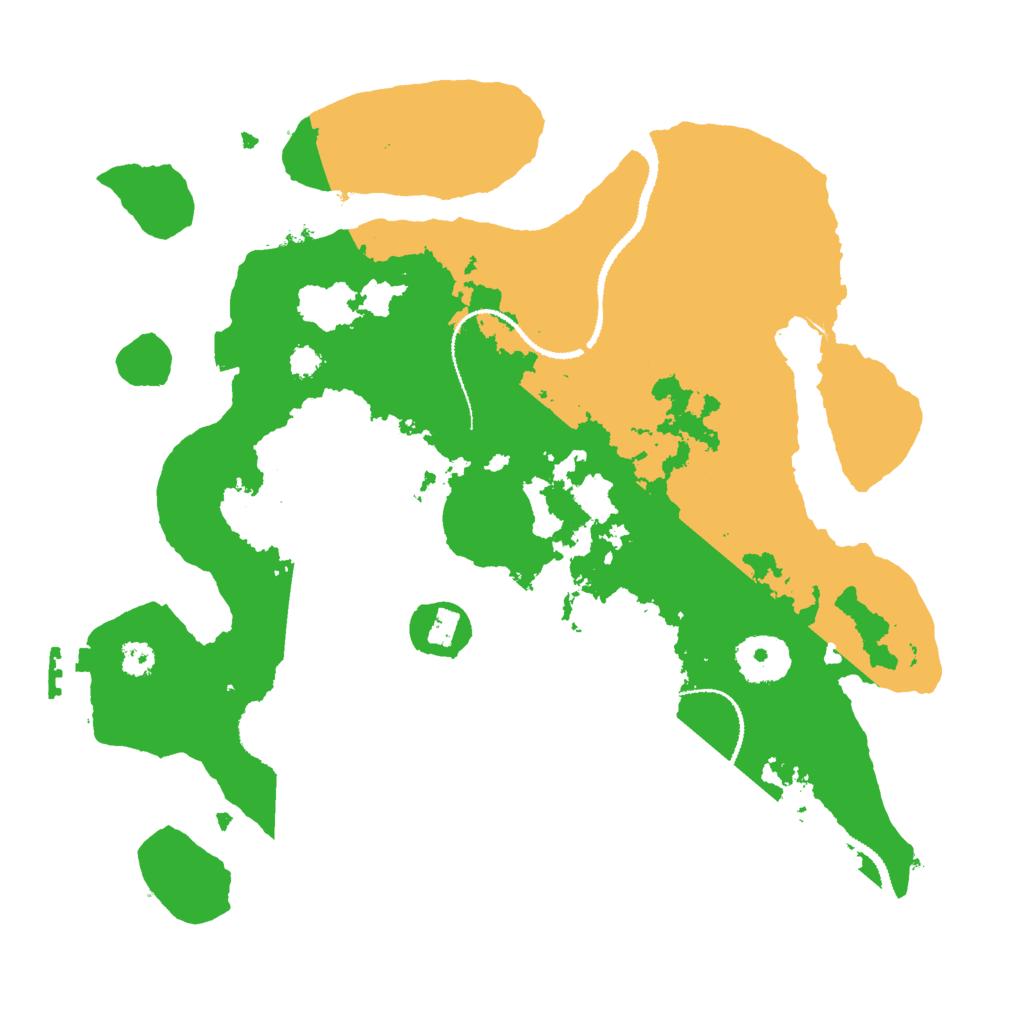 Biome Rust Map: Procedural Map, Size: 3000, Seed: 909597604