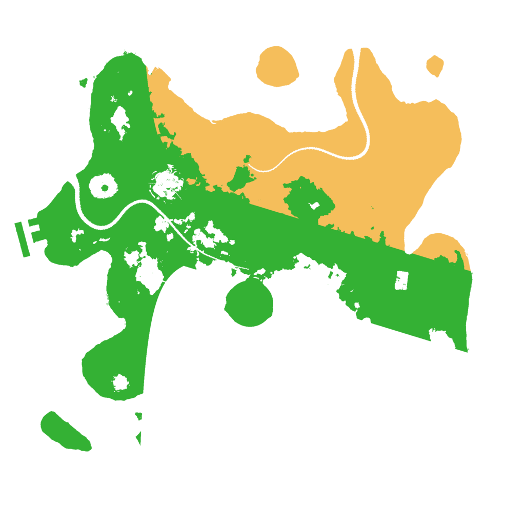 Biome Rust Map: Procedural Map, Size: 3000, Seed: 5091