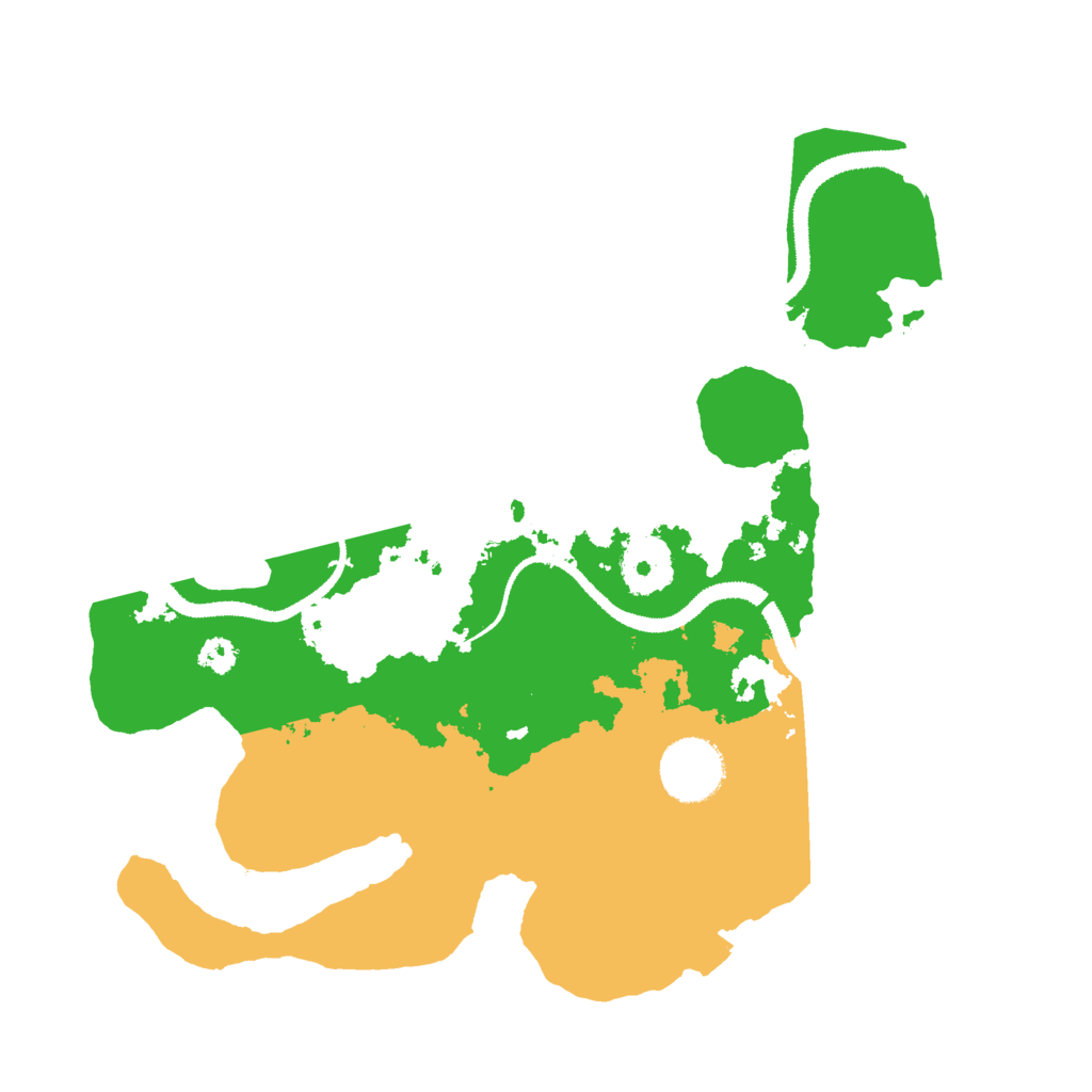 Biome Rust Map: Procedural Map, Size: 3000, Seed: 19975