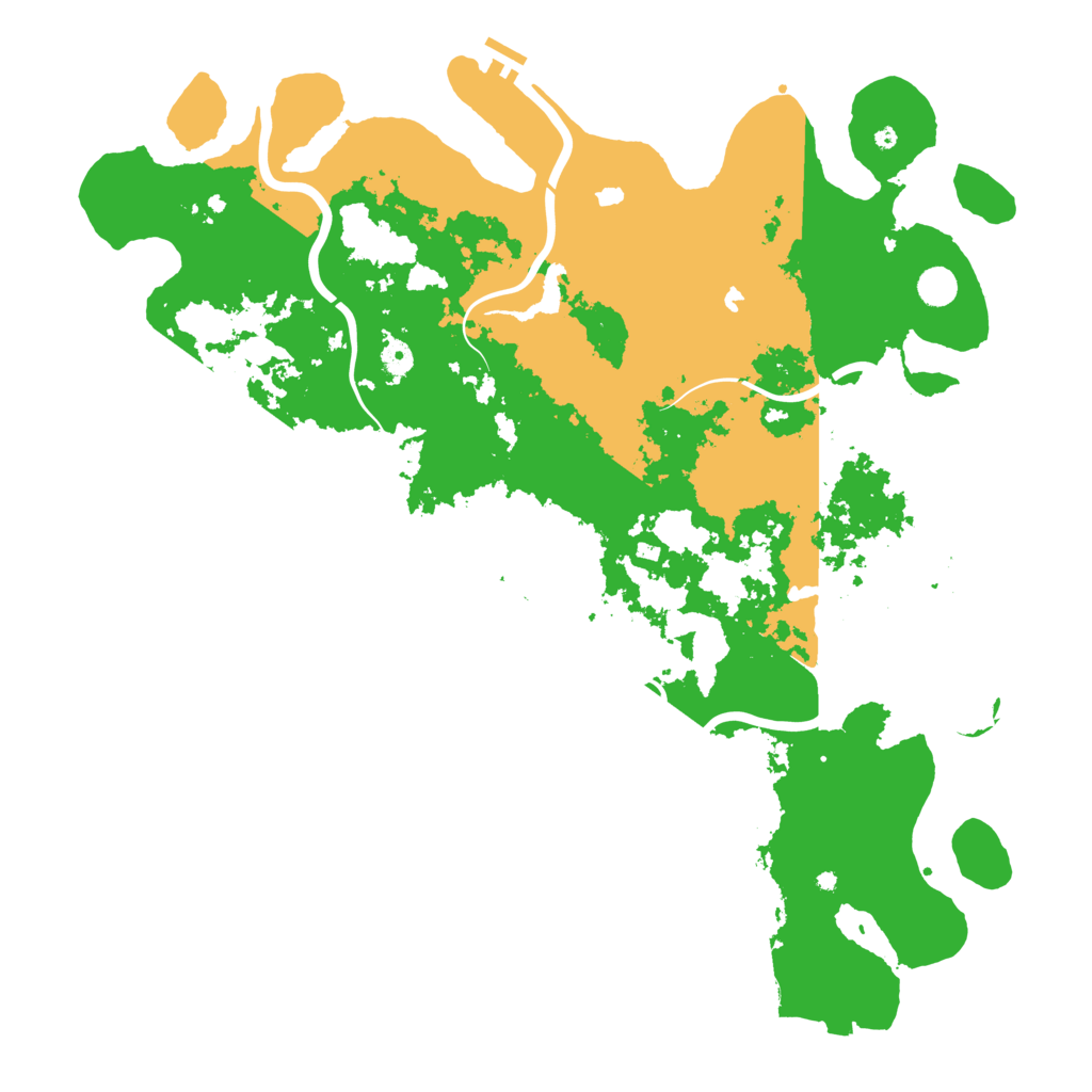 Biome Rust Map: Procedural Map, Size: 5000, Seed: 1312962306