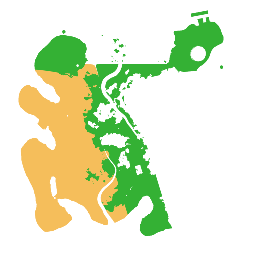 Biome Rust Map: Procedural Map, Size: 3000, Seed: 889673409