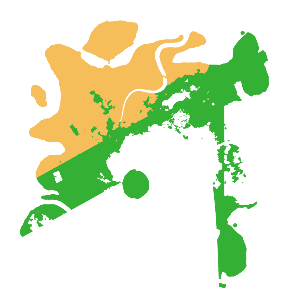 Biome Rust Map: Procedural Map, Size: 3000, Seed: 20212