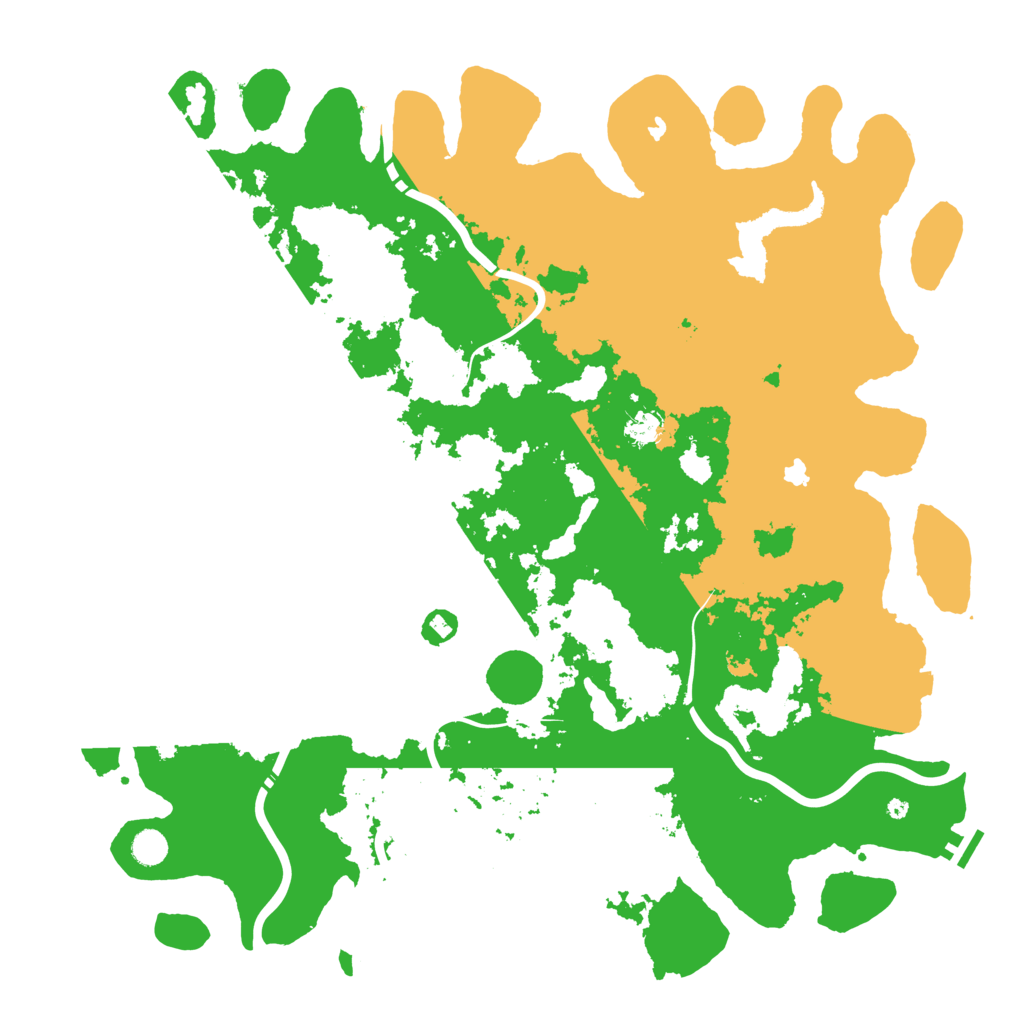 Biome Rust Map: Procedural Map, Size: 5000, Seed: 821395726