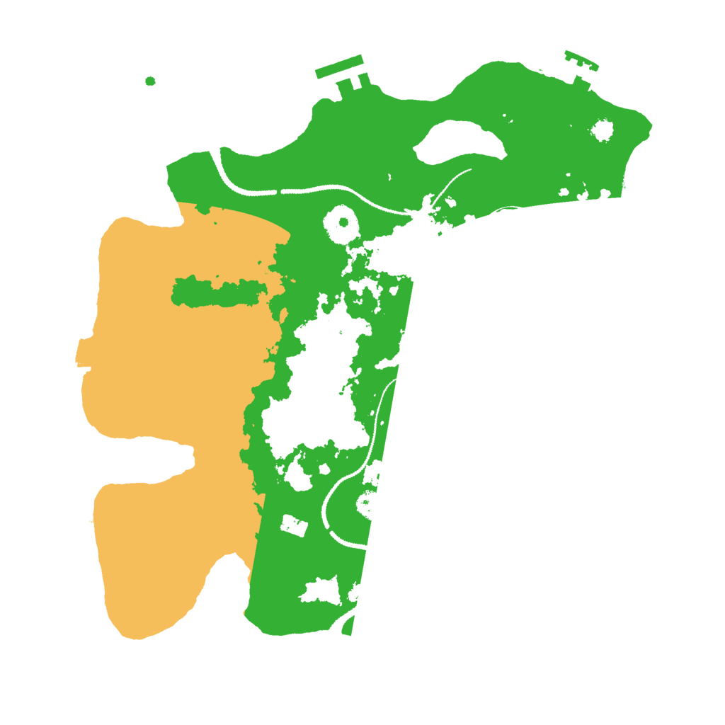 Biome Rust Map: Procedural Map, Size: 3000, Seed: 28878