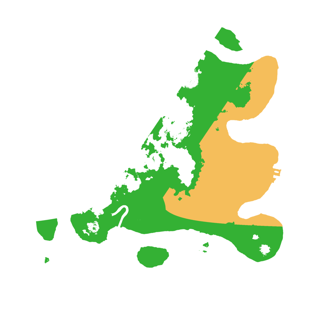 Biome Rust Map: Procedural Map, Size: 2800, Seed: 36765