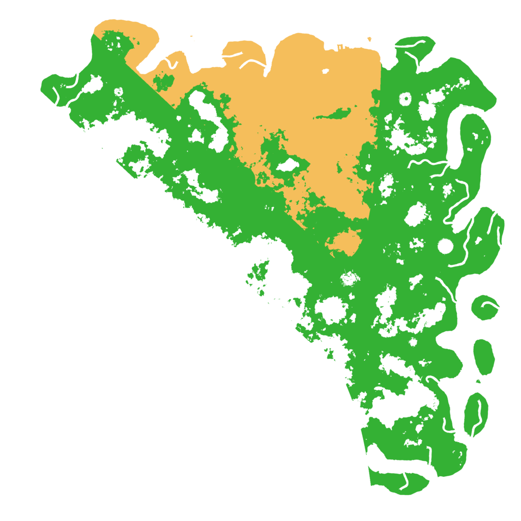 Biome Rust Map: Procedural Map, Size: 6000, Seed: 234186