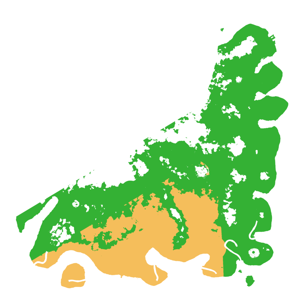 Biome Rust Map: Procedural Map, Size: 4500, Seed: 1809916841