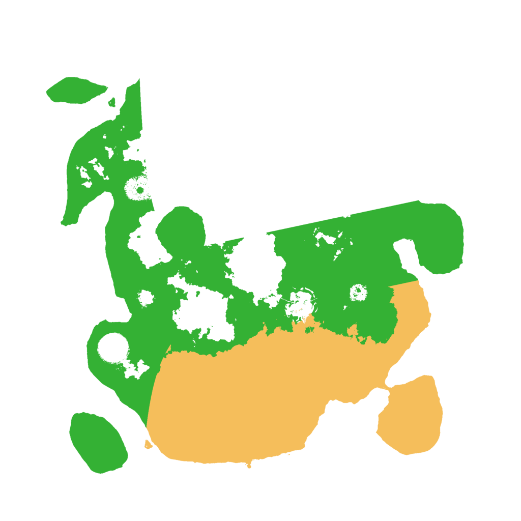 Biome Rust Map: Procedural Map, Size: 3000, Seed: 12952