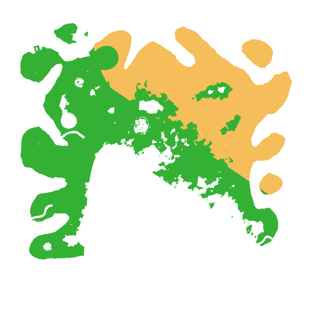 Biome Rust Map: Procedural Map, Size: 3500, Seed: 1391071445