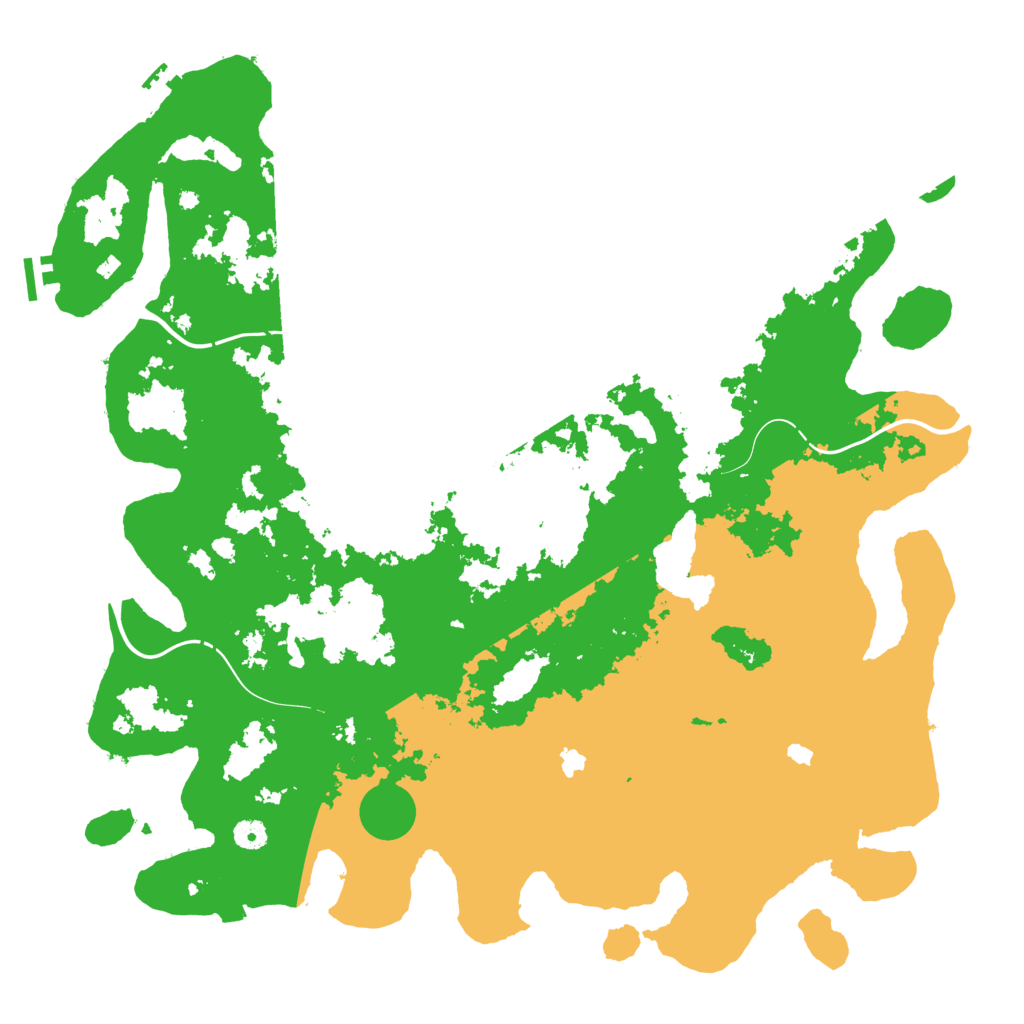 Biome Rust Map: Procedural Map, Size: 4800, Seed: 1085727720