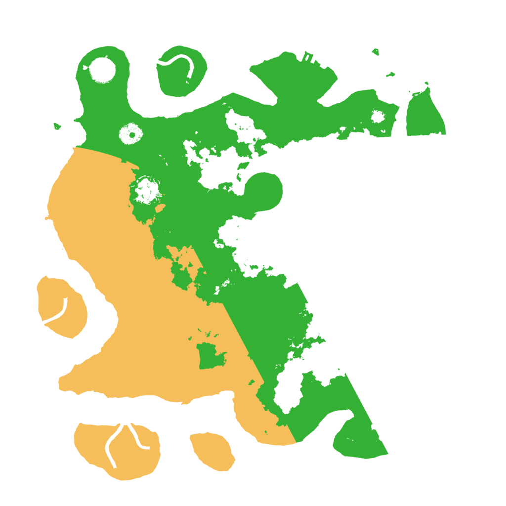 Biome Rust Map: Procedural Map, Size: 3500, Seed: 612384629