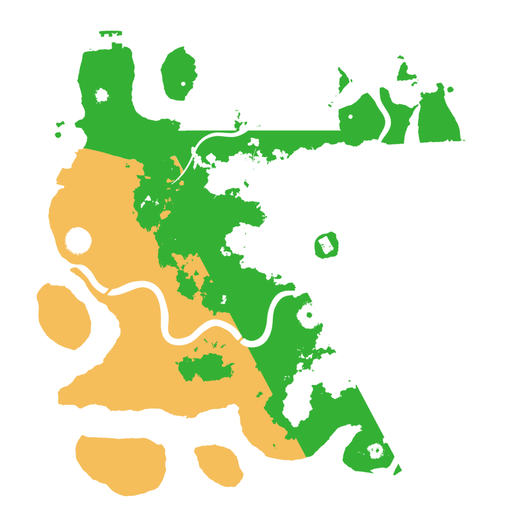 Biome Rust Map: Procedural Map, Size: 3500, Seed: 612384629