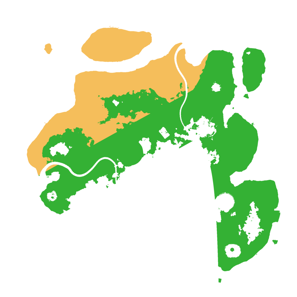 Biome Rust Map: Procedural Map, Size: 3000, Seed: 5206745