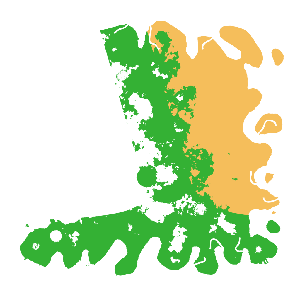 Biome Rust Map: Procedural Map, Size: 4500, Seed: 1005252421