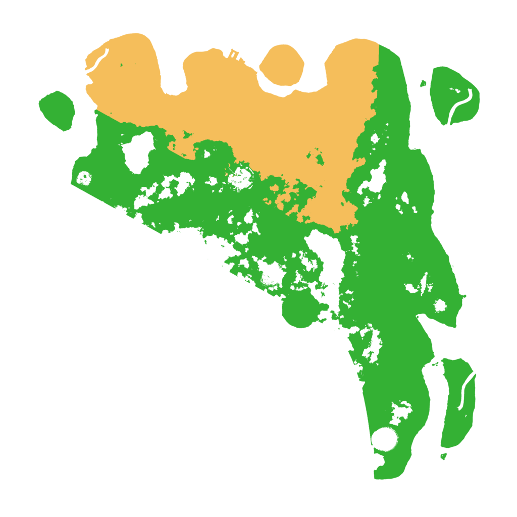 Biome Rust Map: Procedural Map, Size: 3850, Seed: 9724109