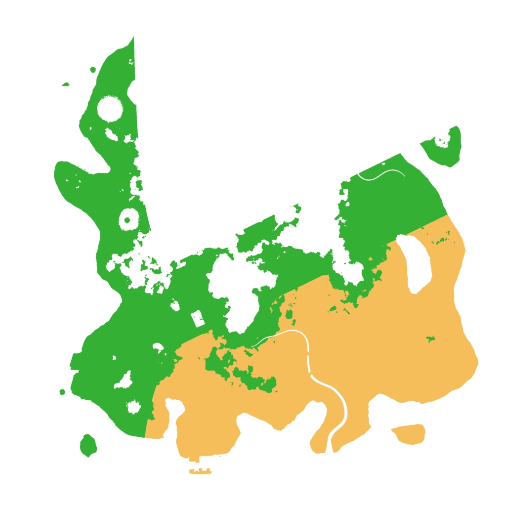 Biome Rust Map: Procedural Map, Size: 3500, Seed: 1868607851